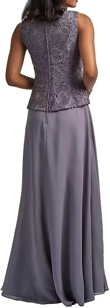 2 Piece Mother of The Bride Dresses for Wedding Mother of The Groom Dresses with Jacket Wedding Guest Dresses for Women