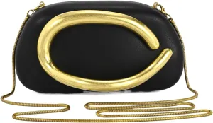 Acrylic Handbags Purses For Women,Crossbody Wallets Designer Clutch Mini Party Evening Bag Trendy Shoulder Gold Chain