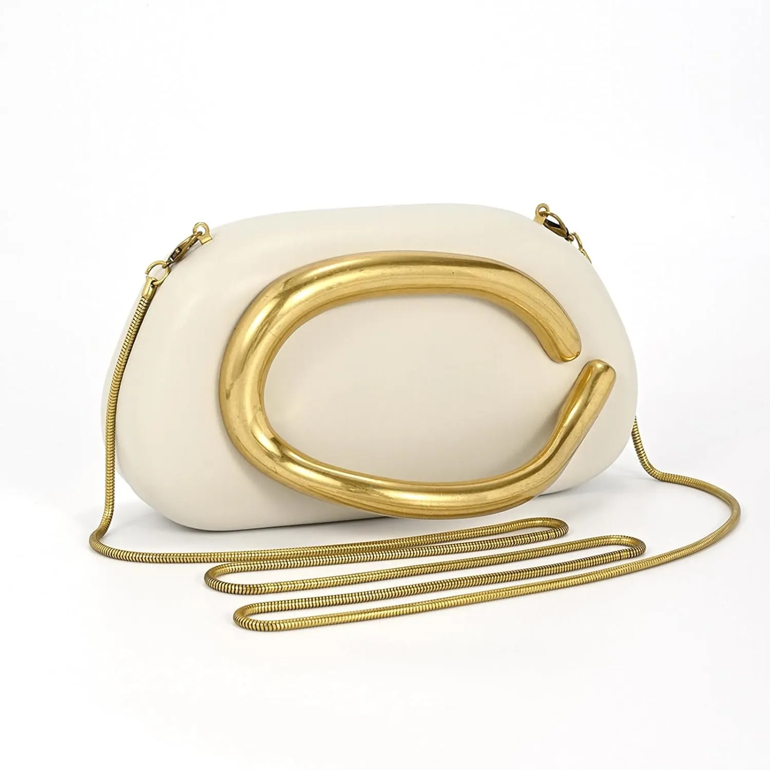Acrylic Handbags Purses For Women,Crossbody Wallets Designer Clutch Mini Party Evening Bag Trendy Shoulder Gold Chain