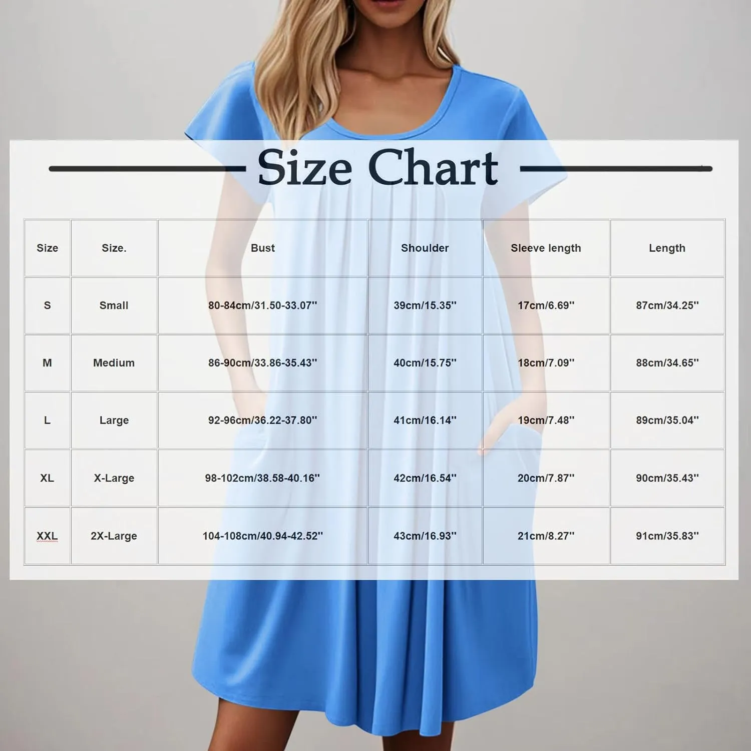 Borniu Women's Summer Casual T Shirt Dresses Short Sleeve Swing Dress with Pocket Fashion Casual Beach Vacation Mini Dresses