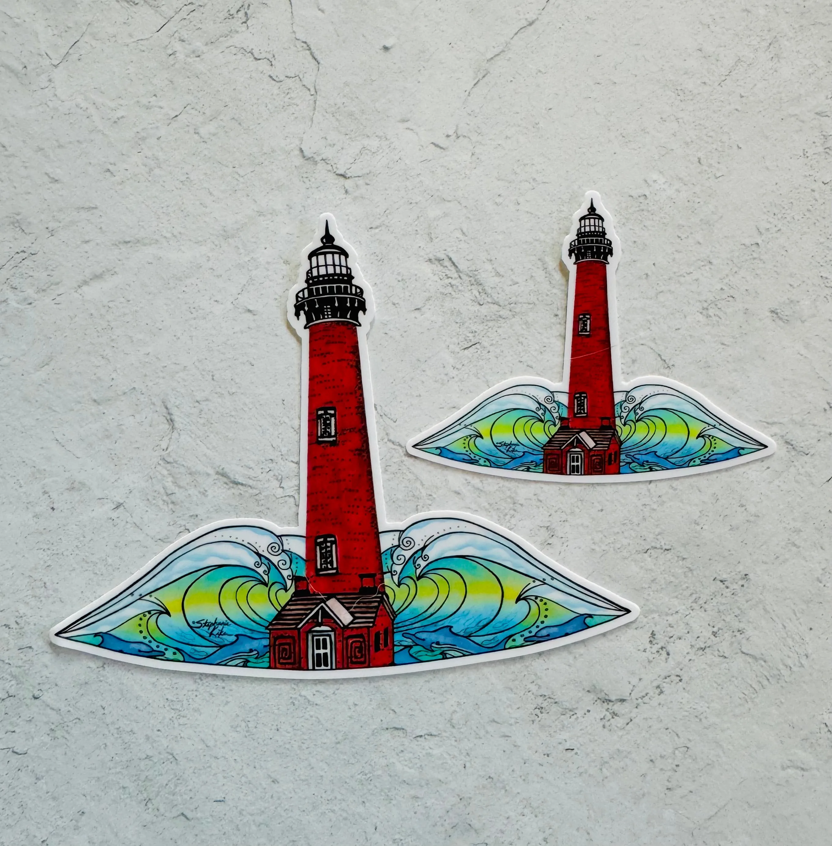 Corolla Lighthouse Cutout Sticker