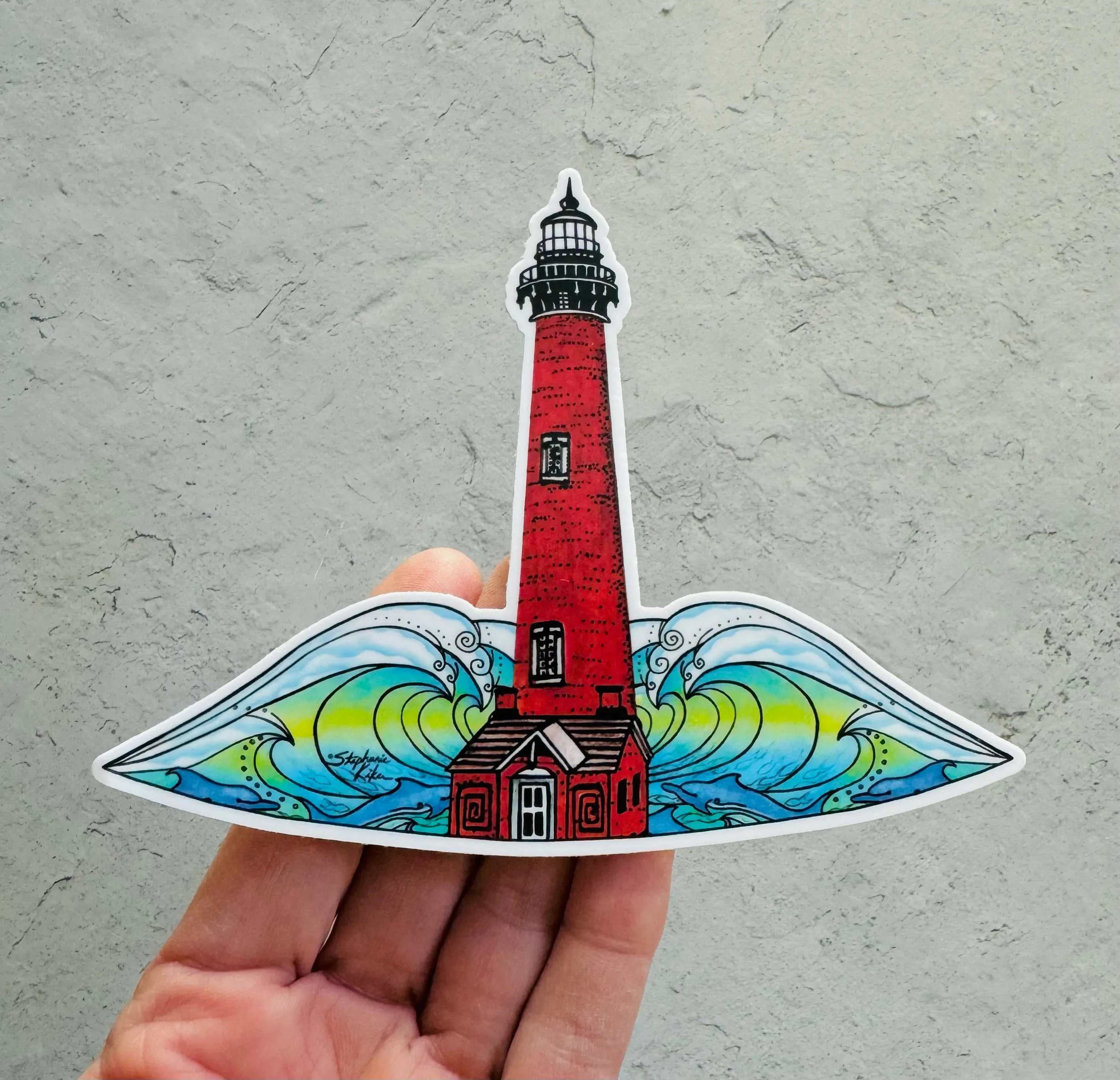 Corolla Lighthouse Cutout Sticker