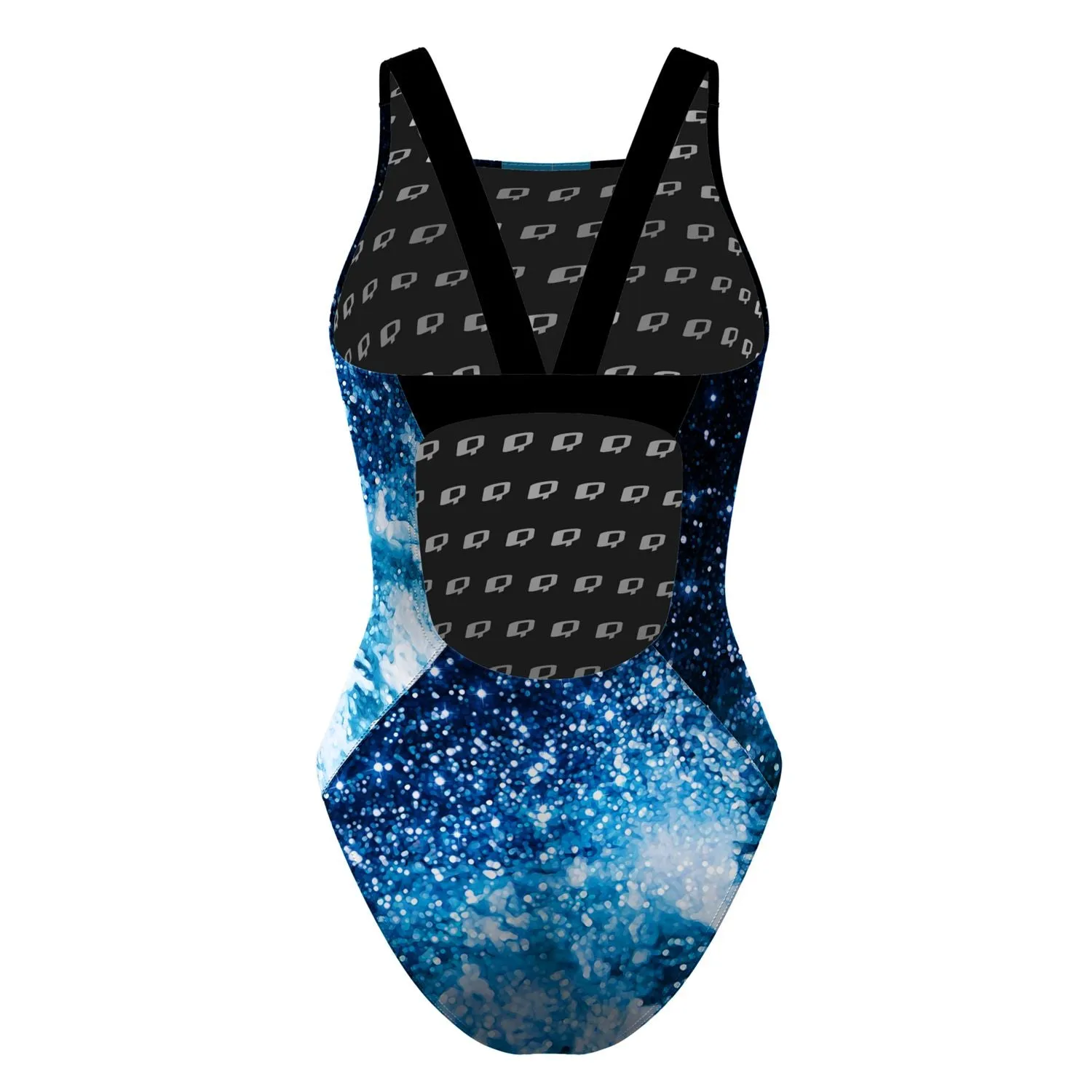 Cosmic Waves Classic Strap Swimsuit