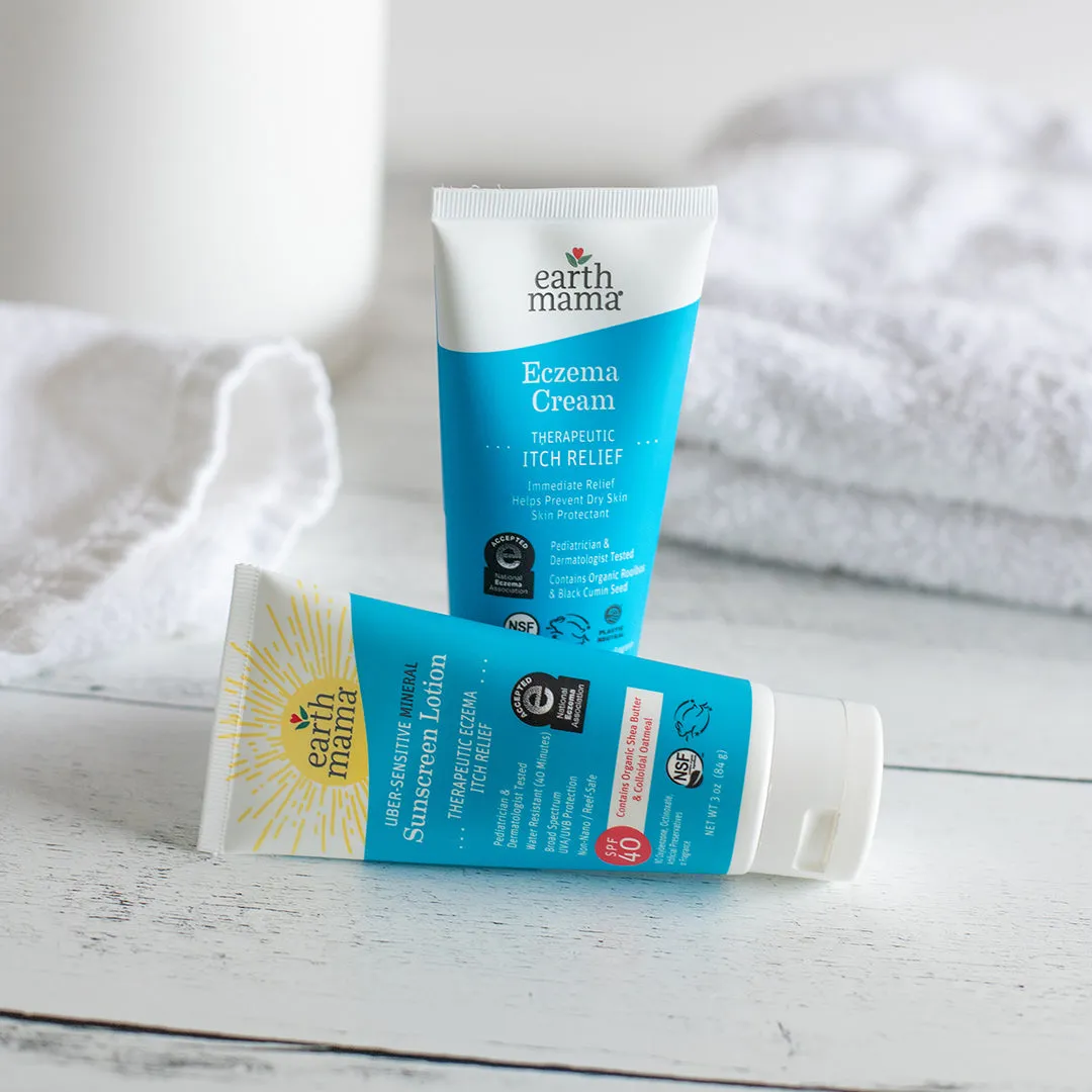 Earth Mama's Uber-Sensitive Mineral Sunscreen: Safeguard Sensitive Skin Naturally (SPF 40)