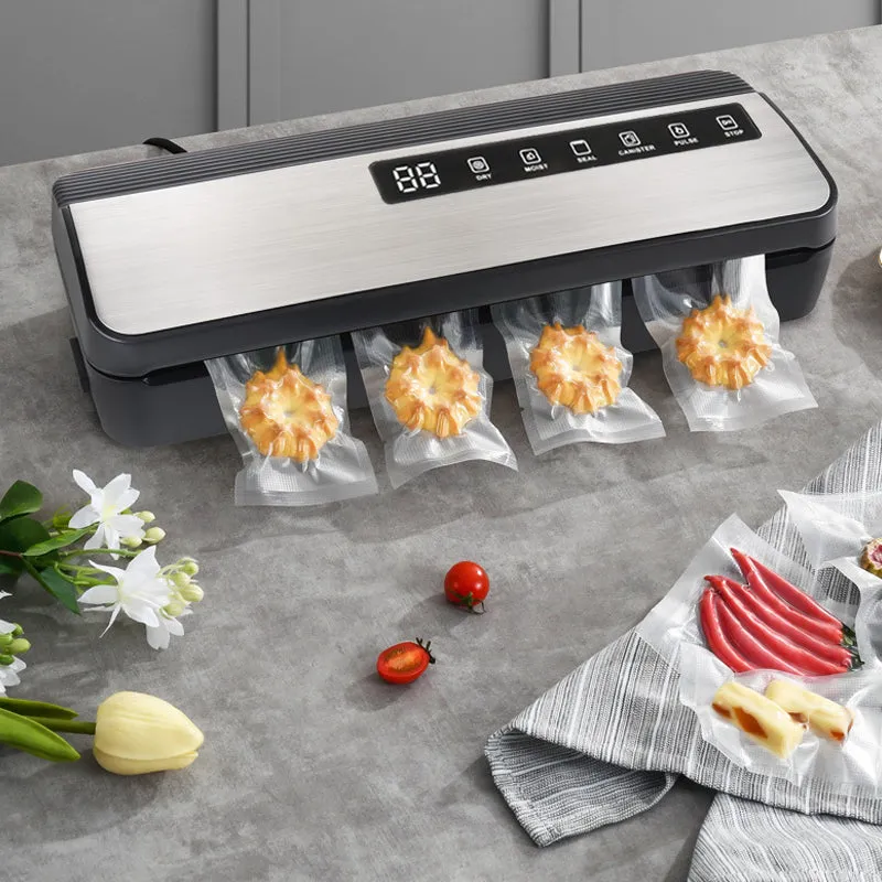 Electric Food Vacuum Sealer Automatic Dry Wet Sealing Packaging Machine