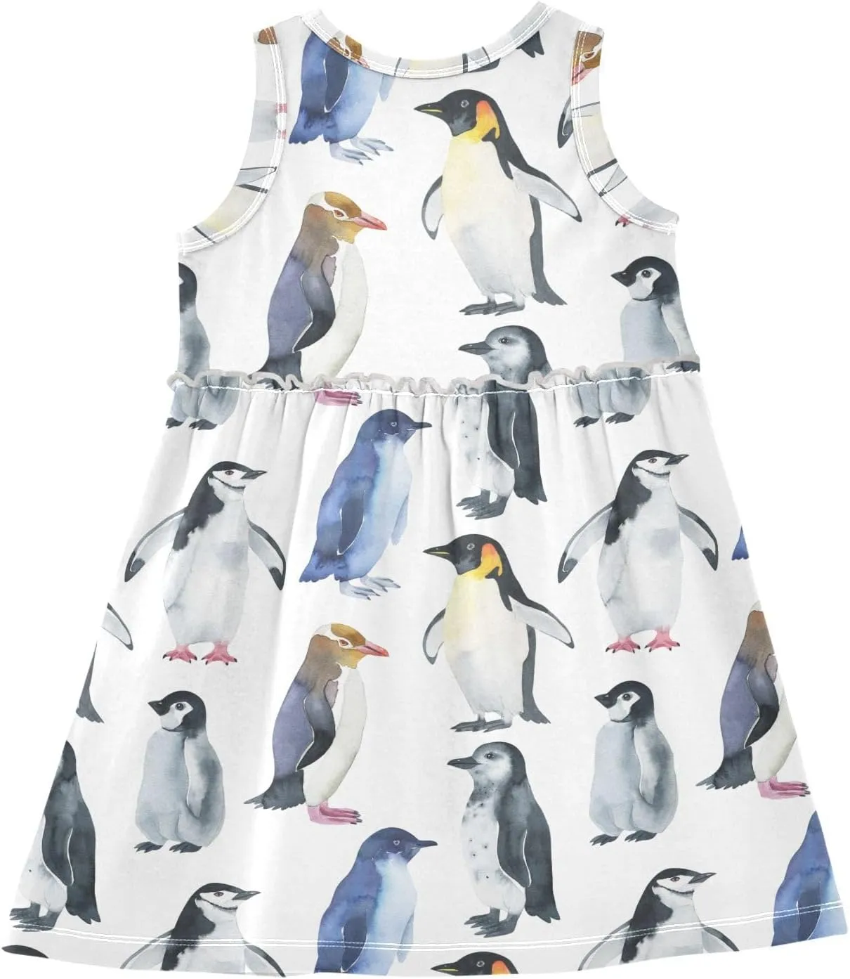 Girls' Dresses Toddler Summer Dress Sleeveless Dresses for Girls Cotton Sundress 2-8Y