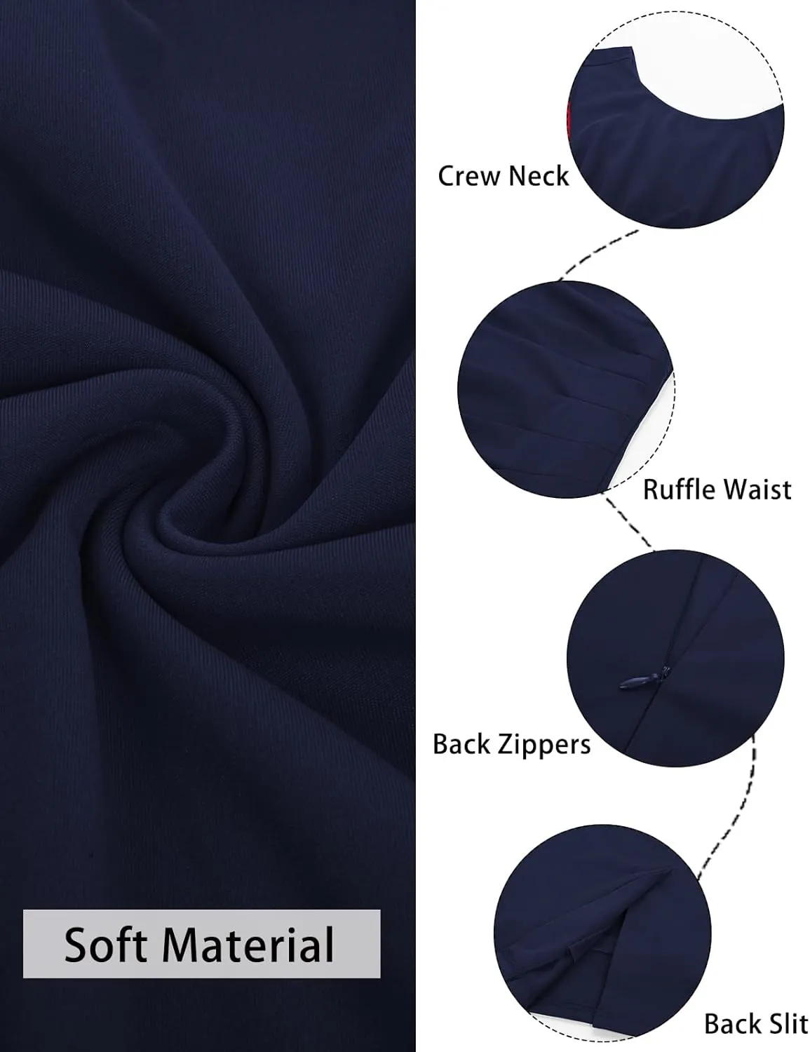 Hanna Nikole Women Plus Size Chiffon Cape Dresses Ruffle Style Midi Bodycon Cocktail Dress