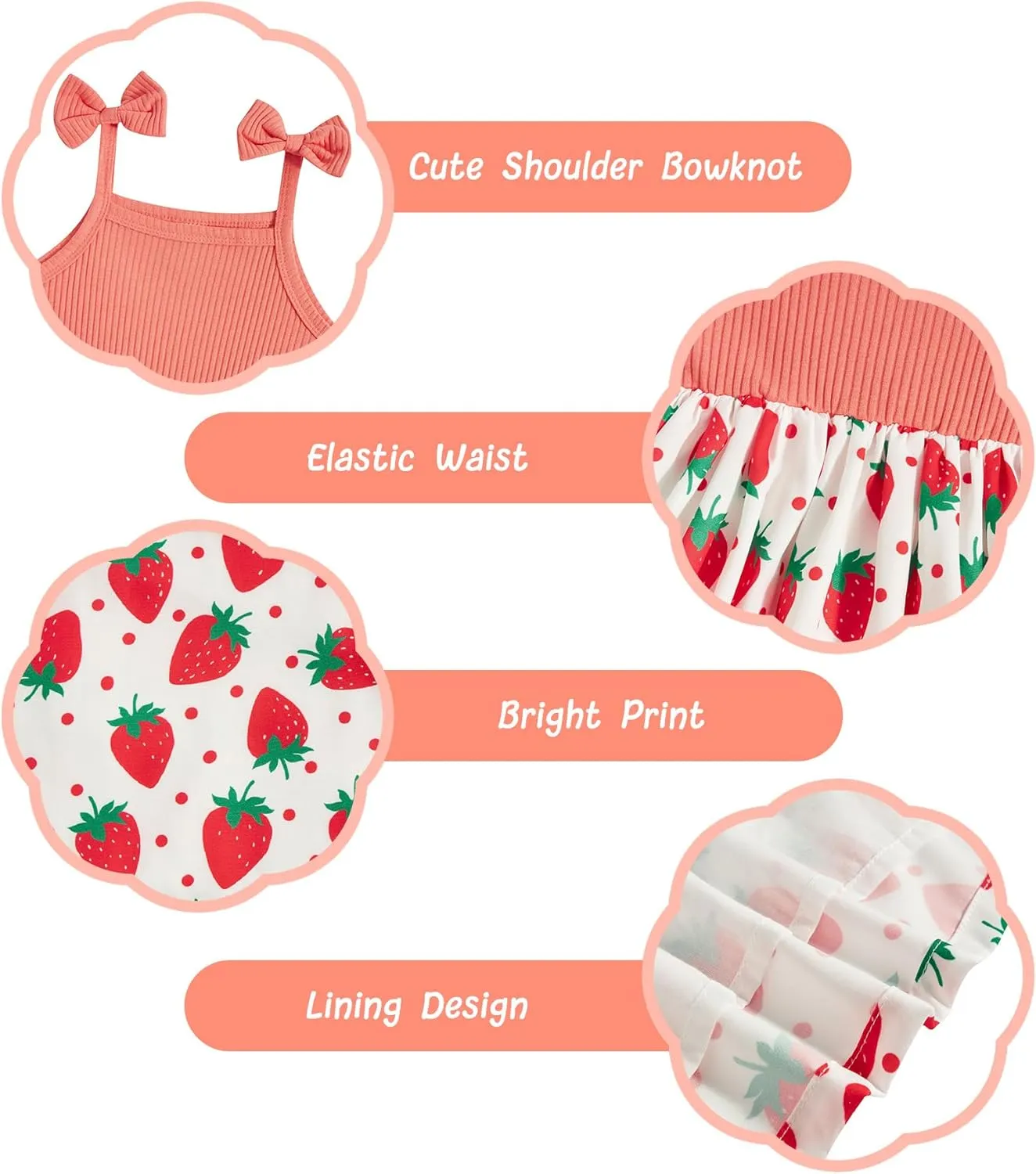 Idgreatim 2-7T Toddler Girls Summer Dress Cute Bowknot Strap Dresses Casual Sleeveless Sling Sundress
