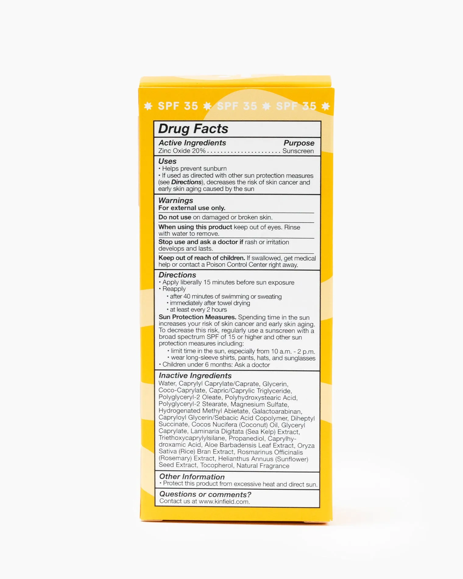 Kinfield Daily Face SPF 35