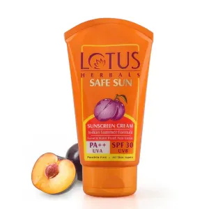 Lotus Herbals Safe Sun Sunscreen Cream SPF 30 PA   - 50 gm