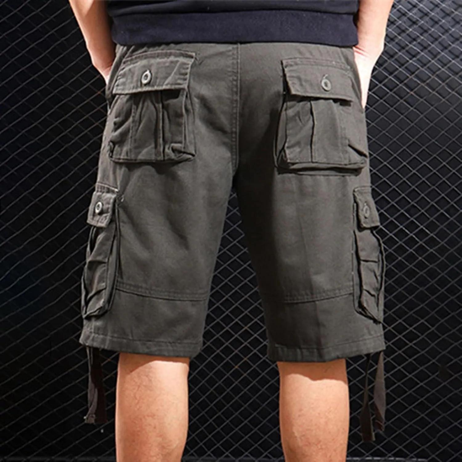 Mens Sweatpants with Pockets Hiking Plaid Work Bike Swim Public Riding Motorcycle Sport Regular Fit Casual Cargo