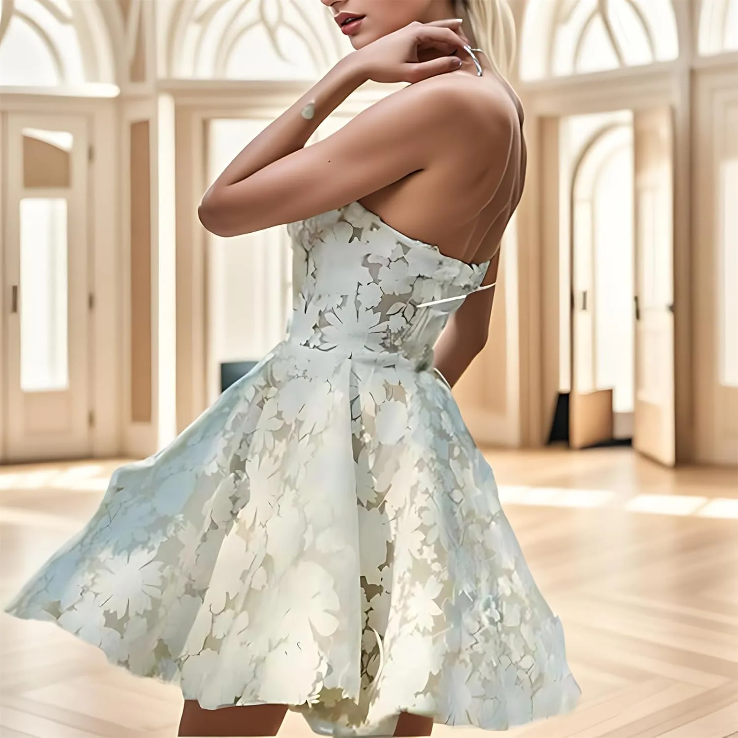 Modest Off Shoulder Short Wedding Dresses for Women Bride Elegant A-Line Bridal Gowns Casual Engagement Dress