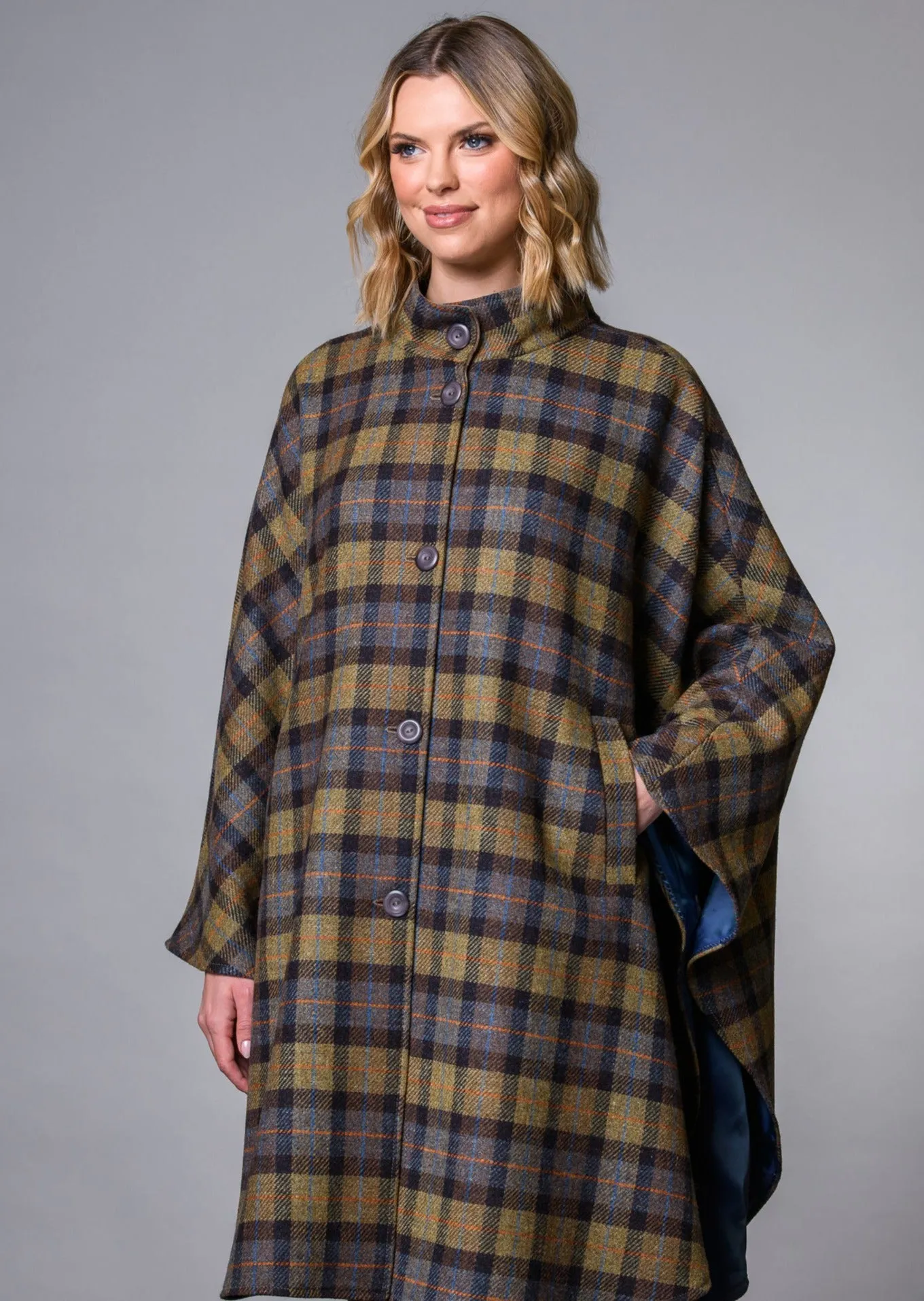 Mucros Dunloe Cape | Moss Check