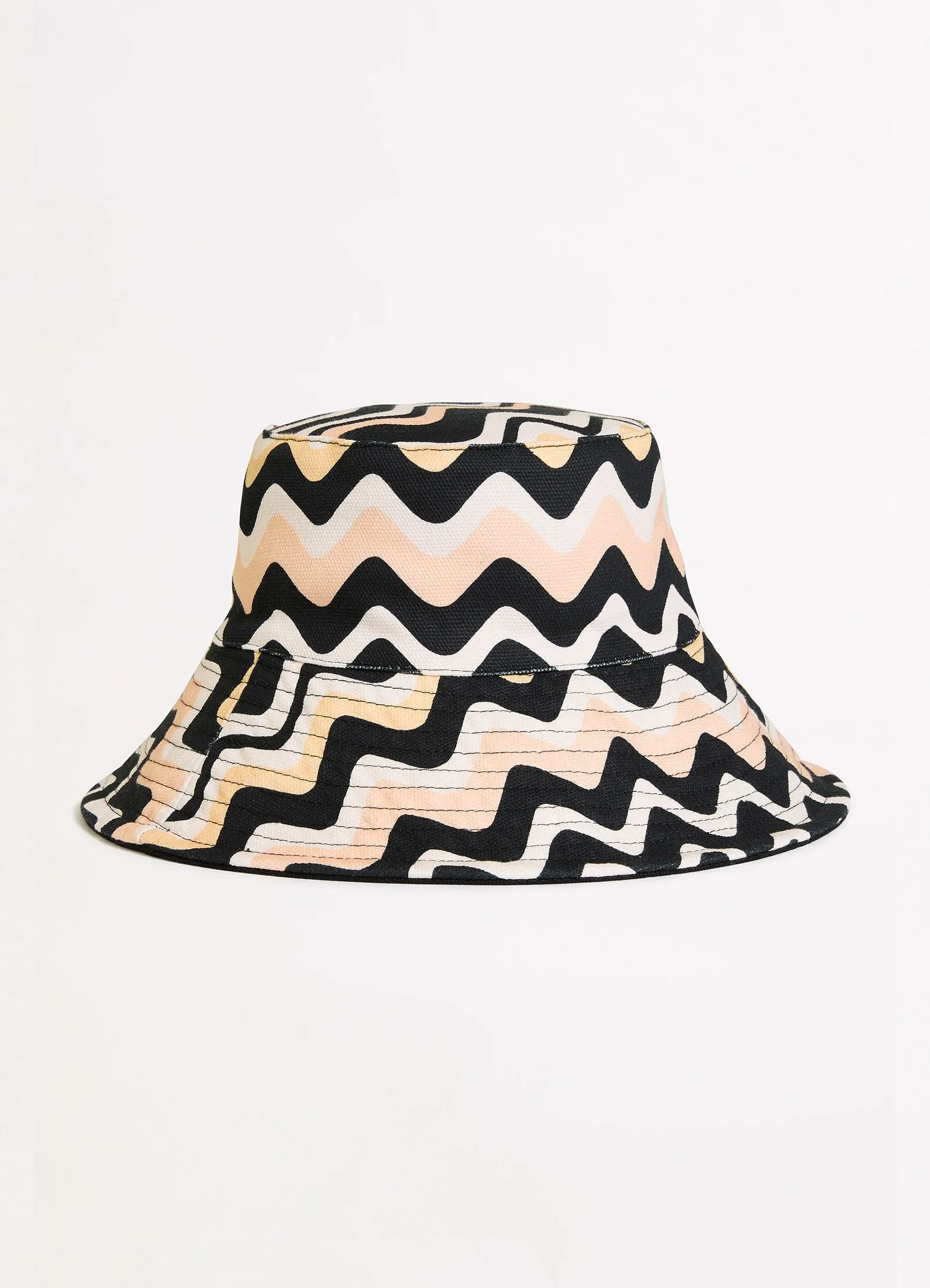 Neue Wave Reversible Buckethat - Black