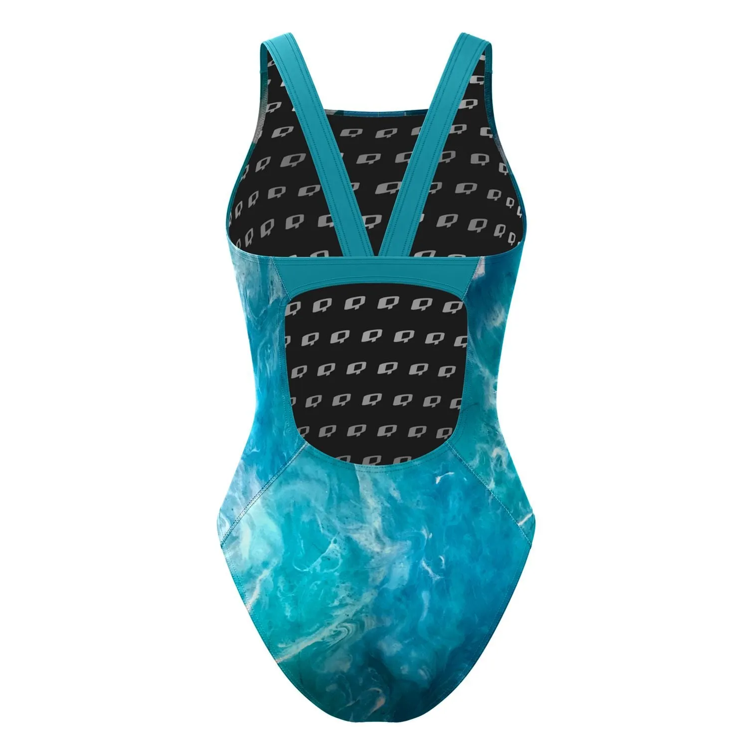 Ocean Topo Classic Strap Swimsuit