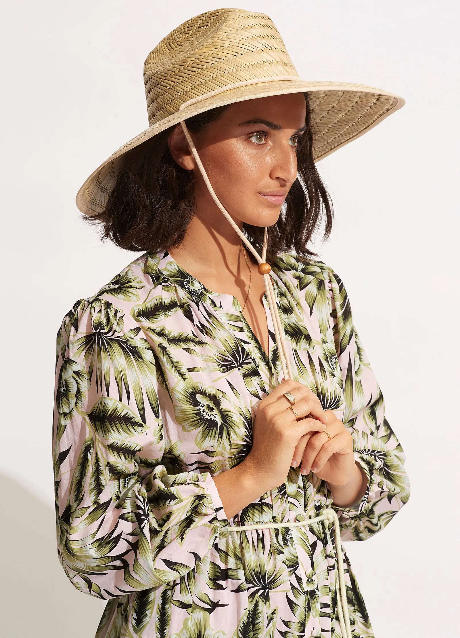 Palma Wide Brim Hat - Natural