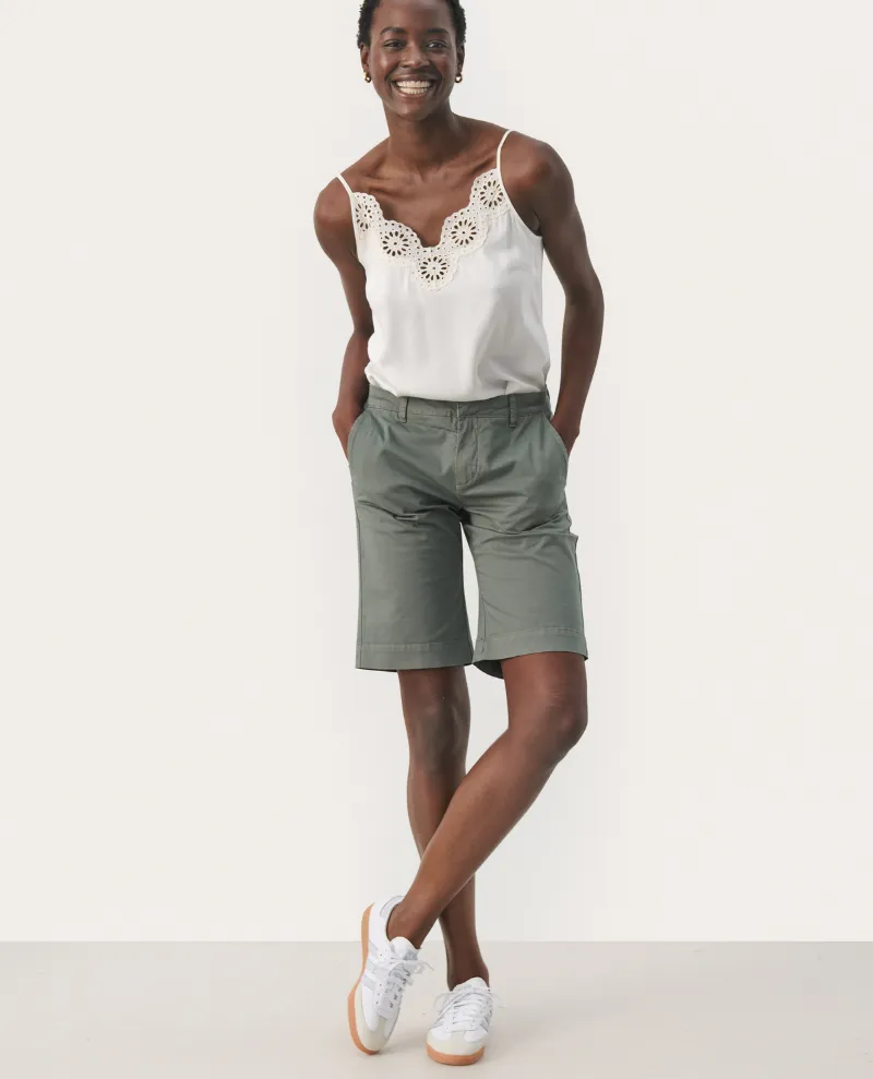 Part Two Hanijan Agave Green Shorts