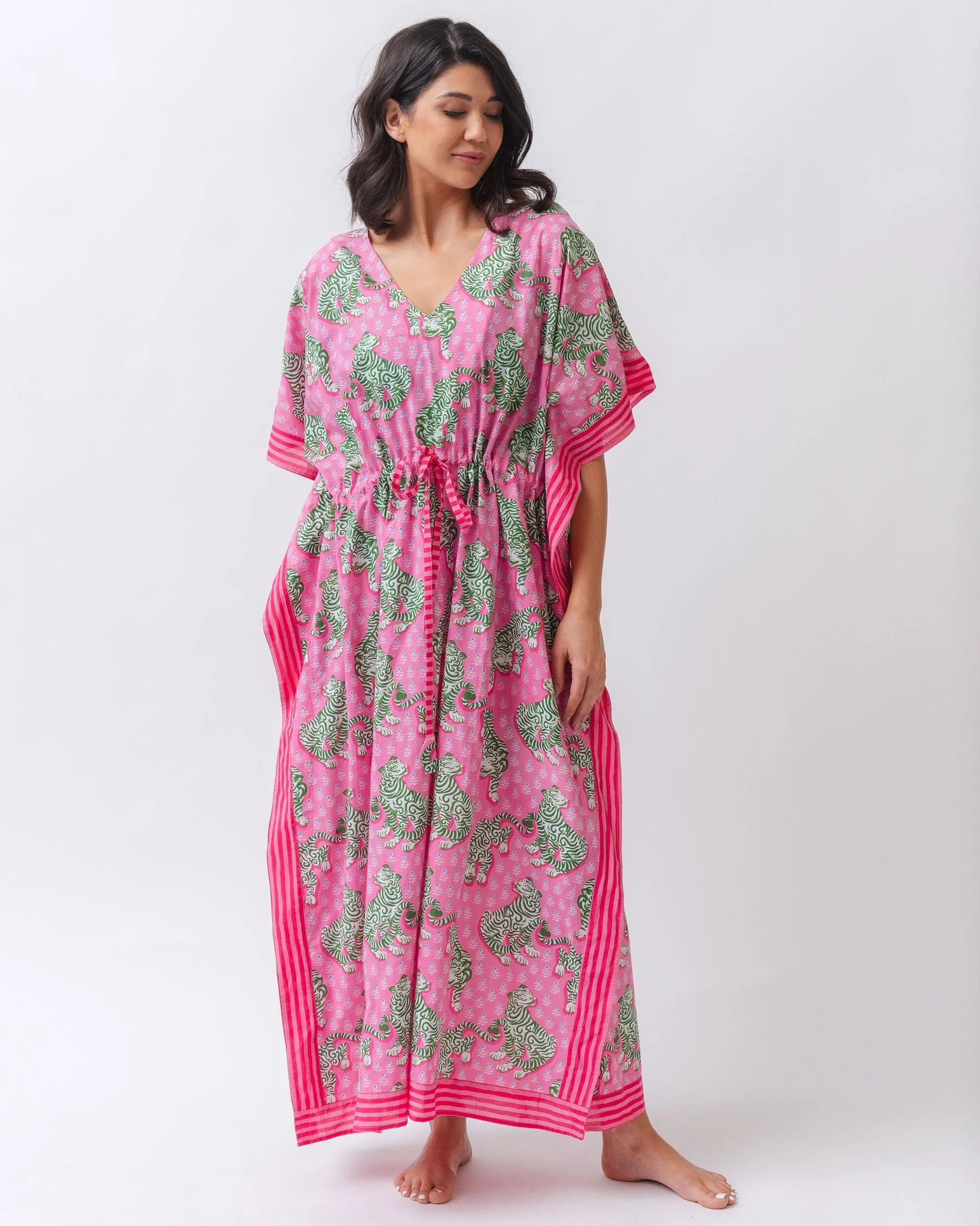 Pink Tiger Queen Let's Cruise Caftan