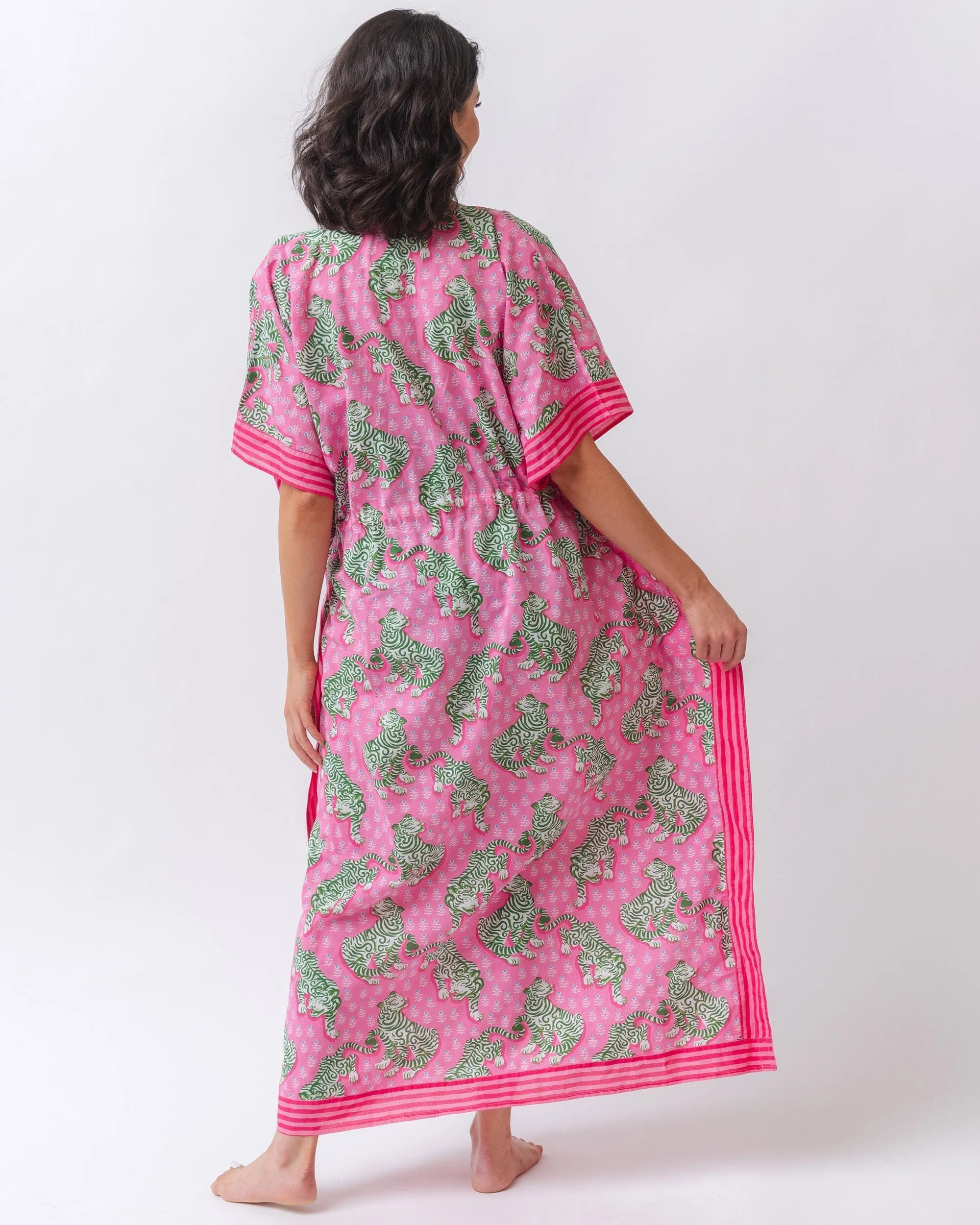 Pink Tiger Queen Let's Cruise Caftan