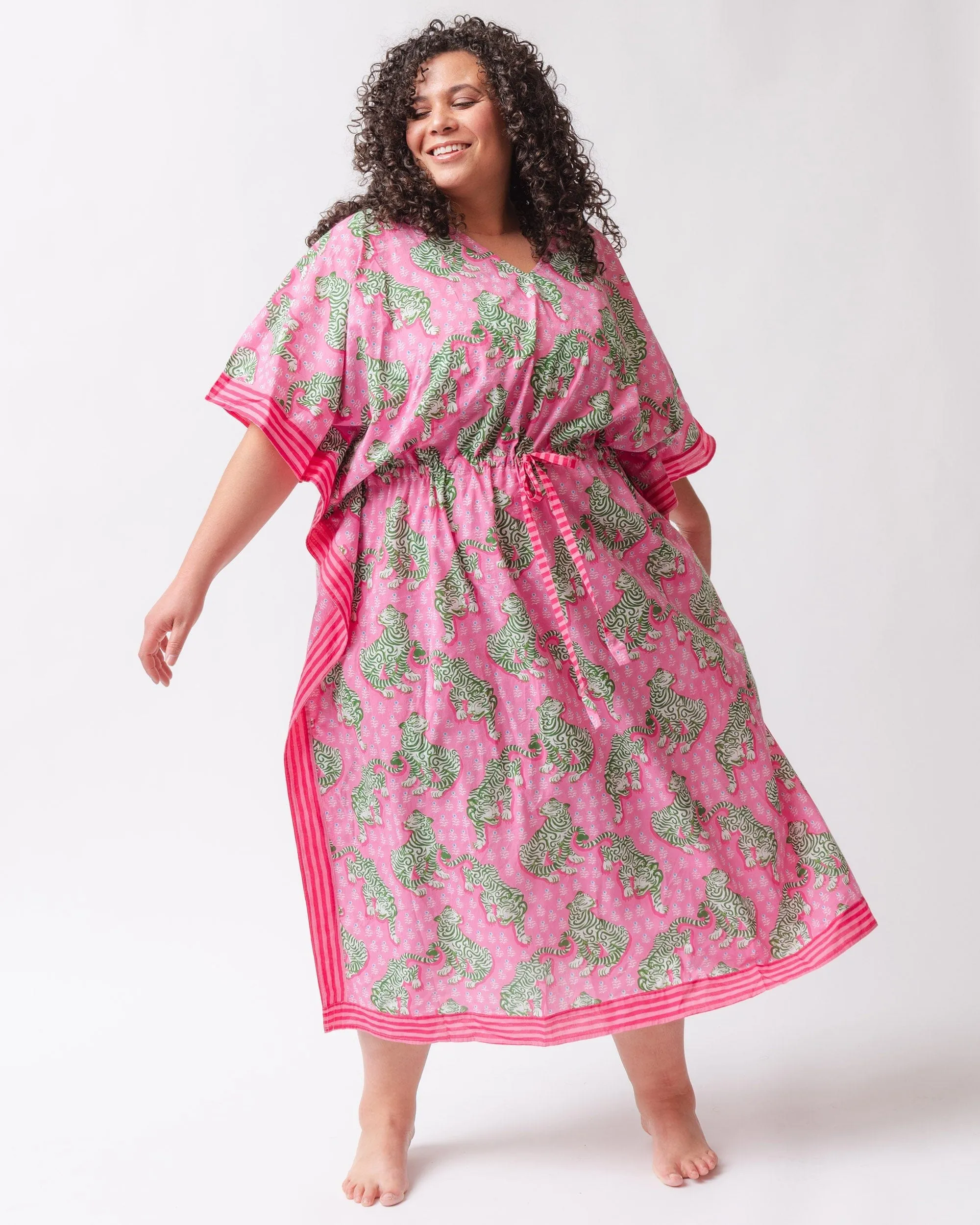 Pink Tiger Queen Let's Cruise Caftan