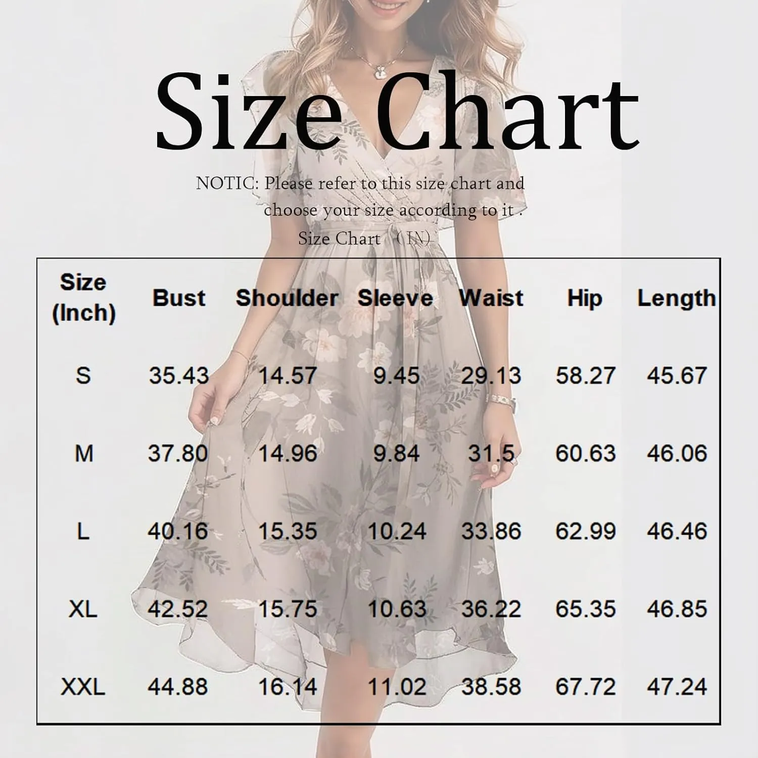 Prom Dresses 2025,Cocktail Prom Flowy Wrap Wedding Guest Womens Spring Dress Chiffon Sexy Midi Dresses for Women