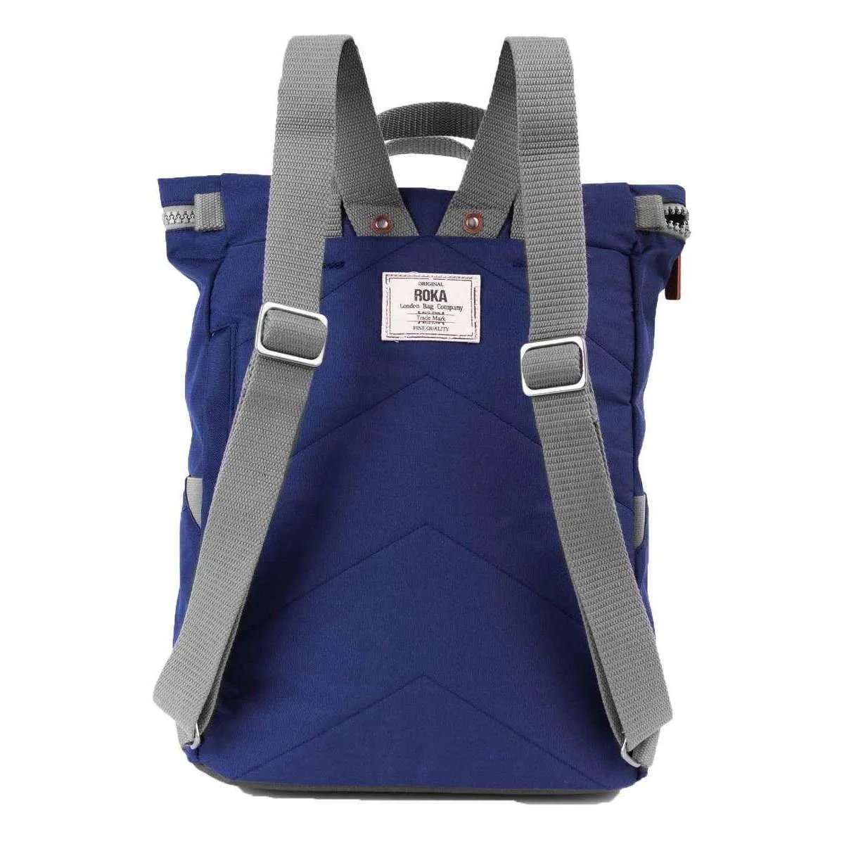 Roka Finchley A Large Sustainable Canvas Backpack - Mineral Blue