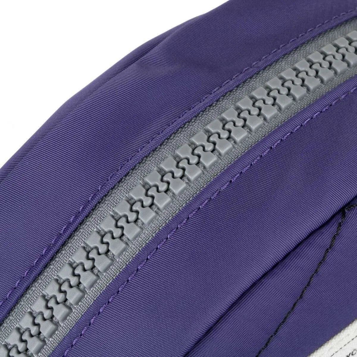Roka Paddington B Creative Waste Two Tone Recycled Nylon Crossbody Bag - Black/Mulberry Purple