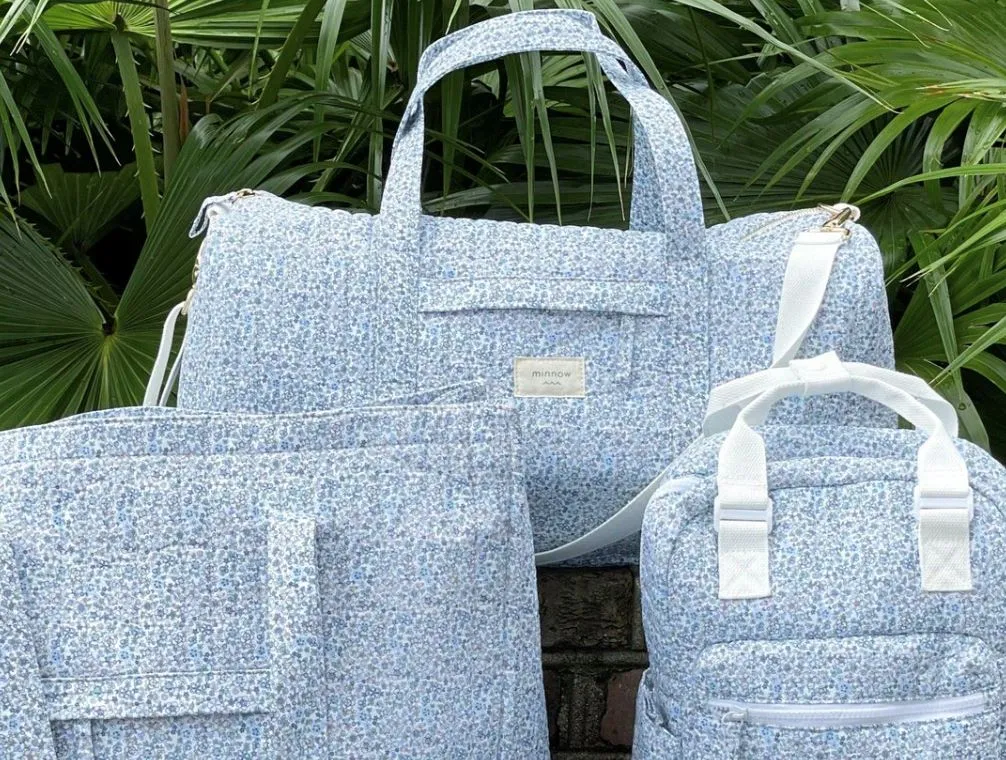 Slate Floral Weekender Bag