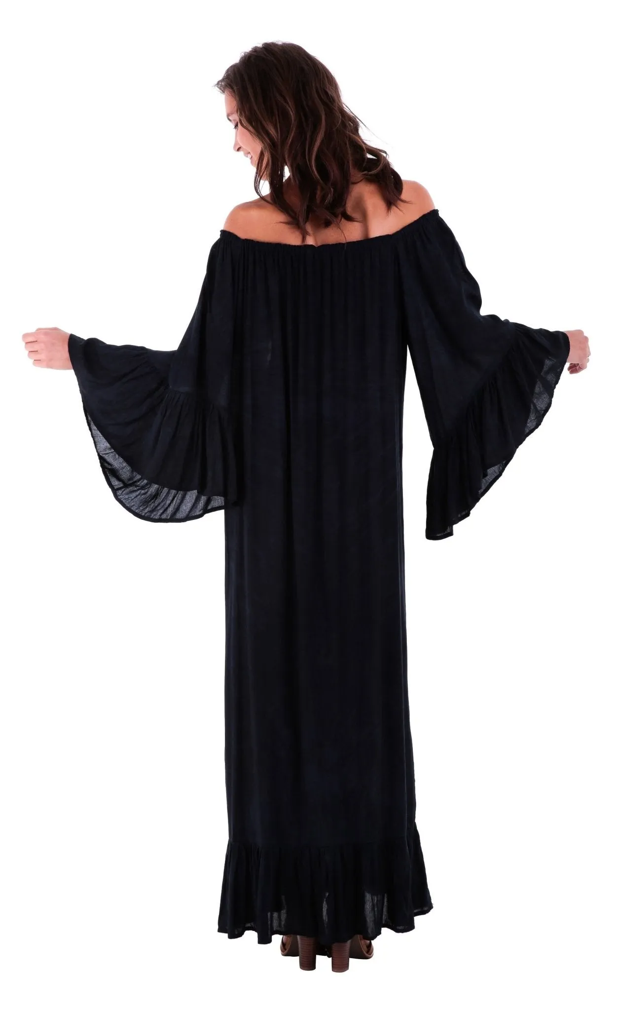 Sophia Embellished Long Heart Kaftan