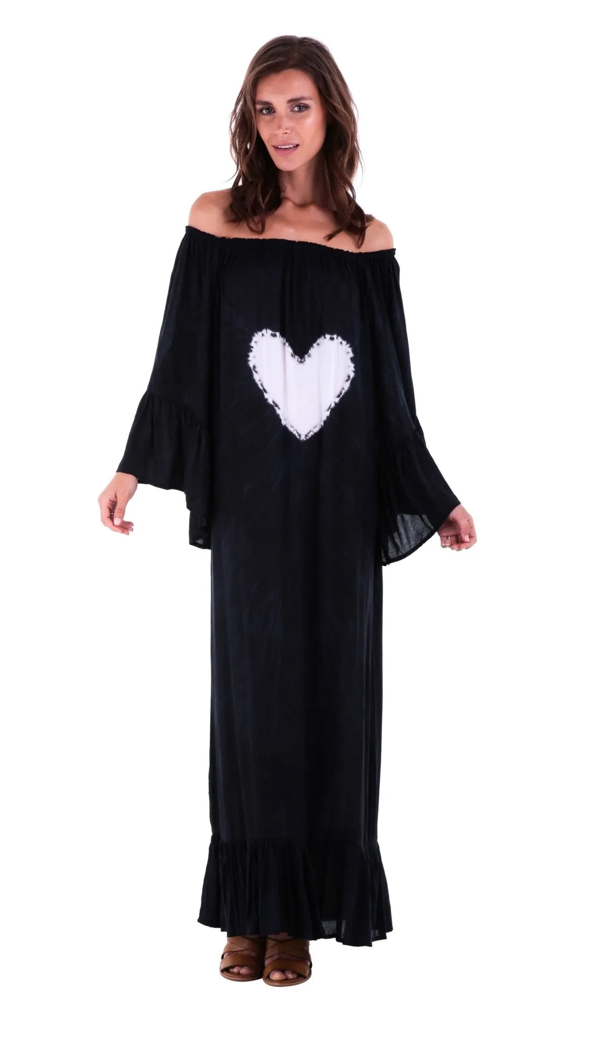 Sophia Embellished Long Heart Kaftan