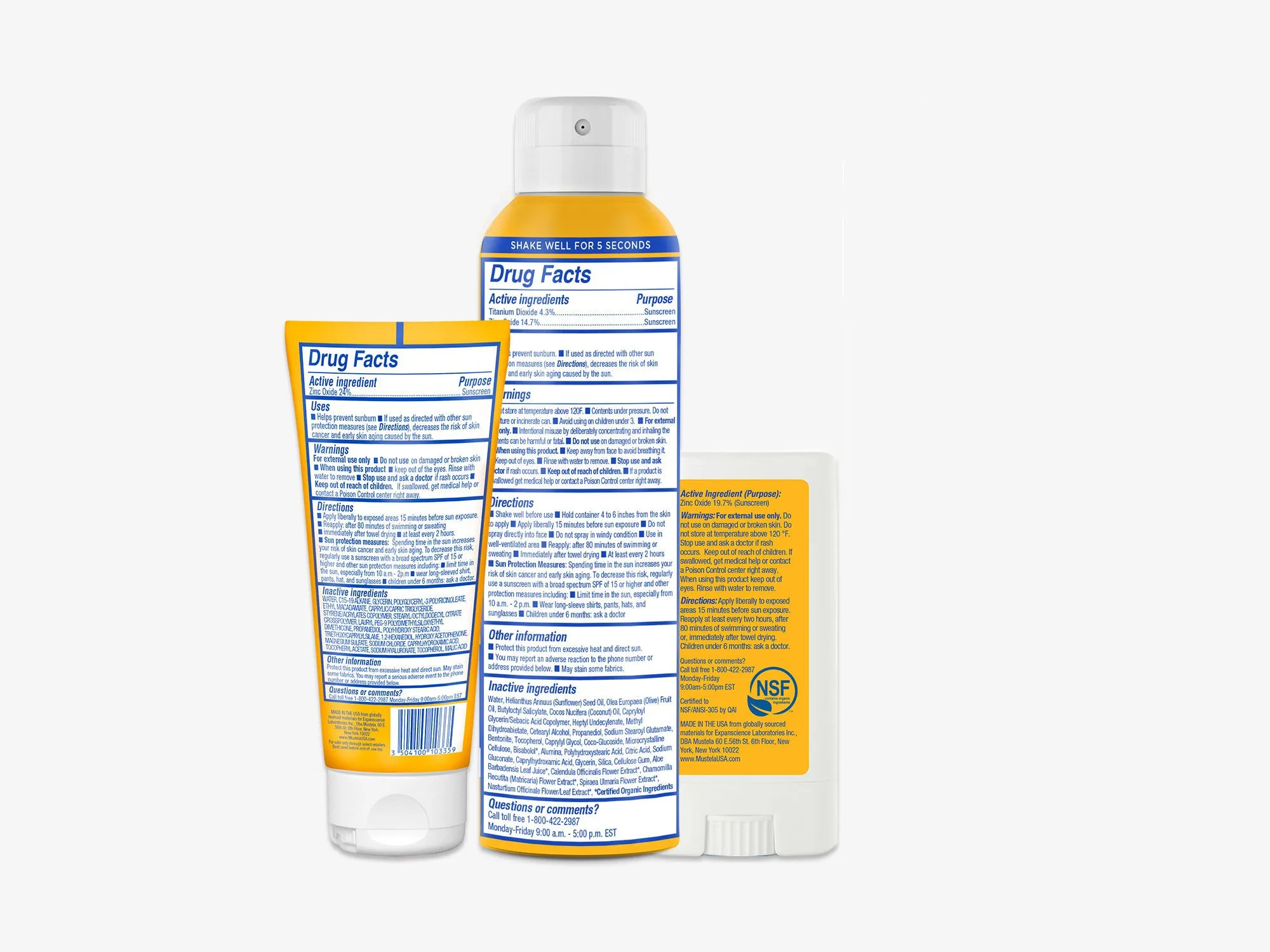 SPF 50 Mineral Sunscreen Set
