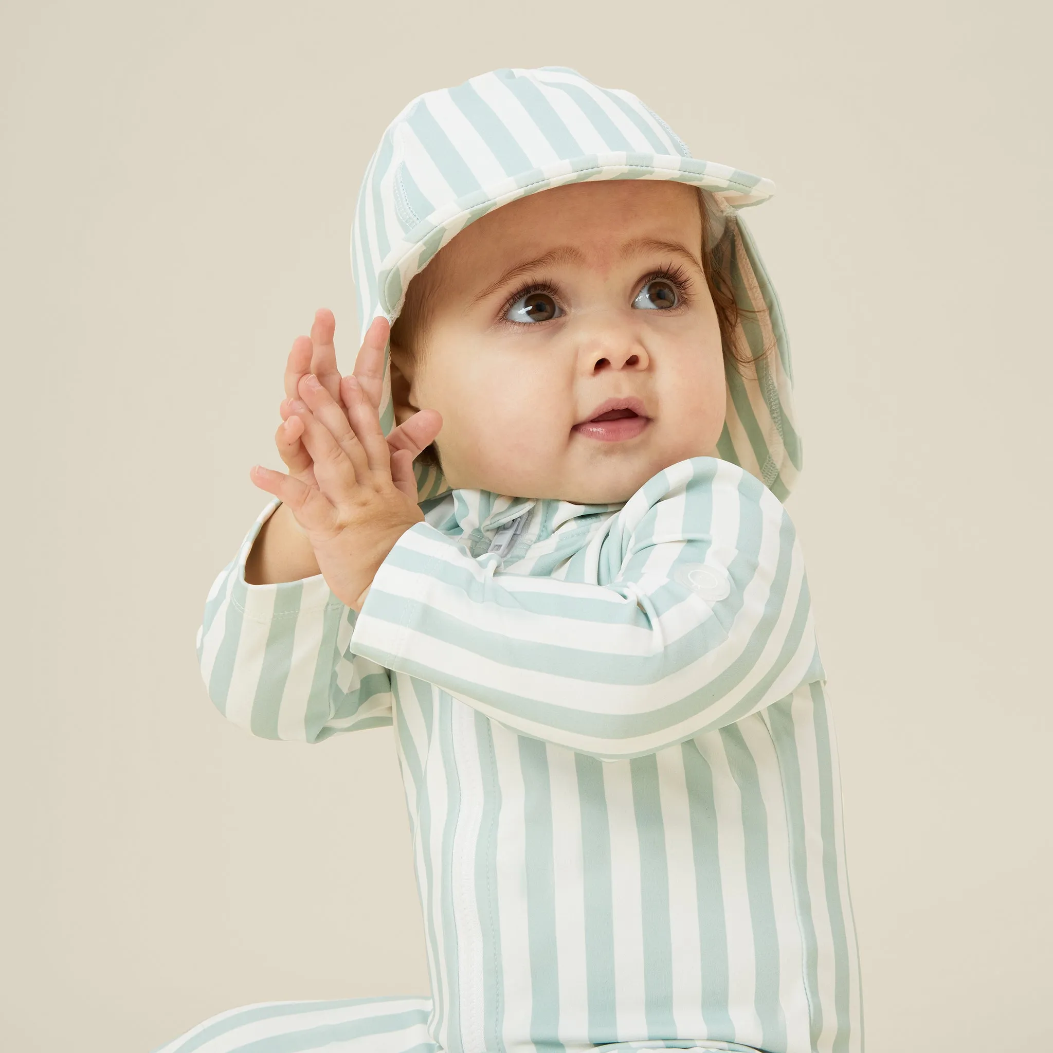 Surf Stripe Sun Safe Swim Hat