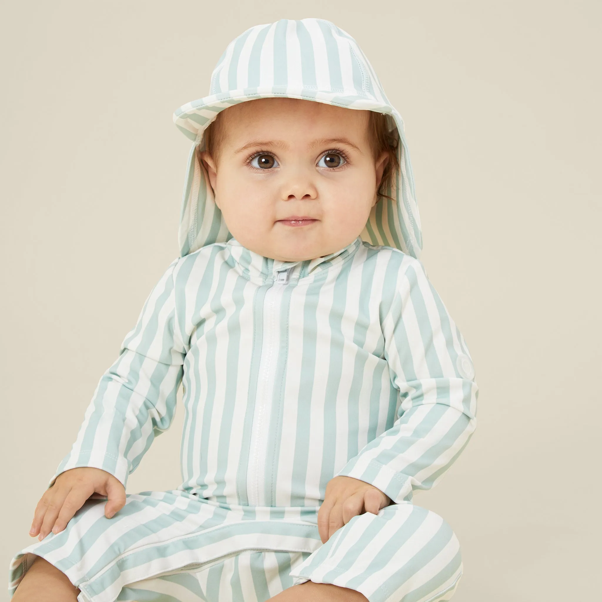 Surf Stripe Sun Safe Swim Hat