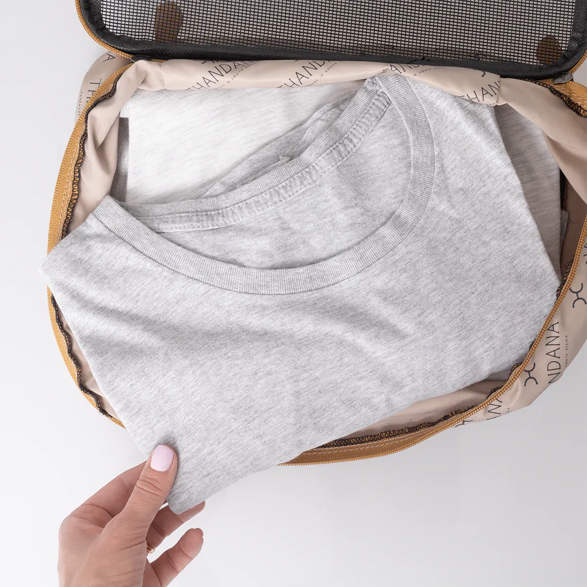 Travel Luggage Organizer Pods Logo Print