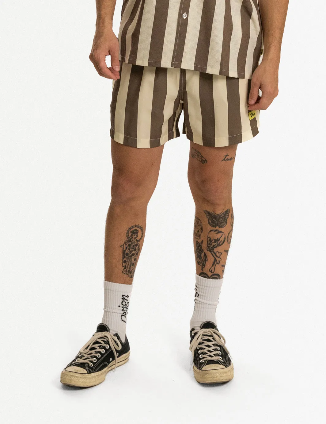 Travel Swim Short Brown