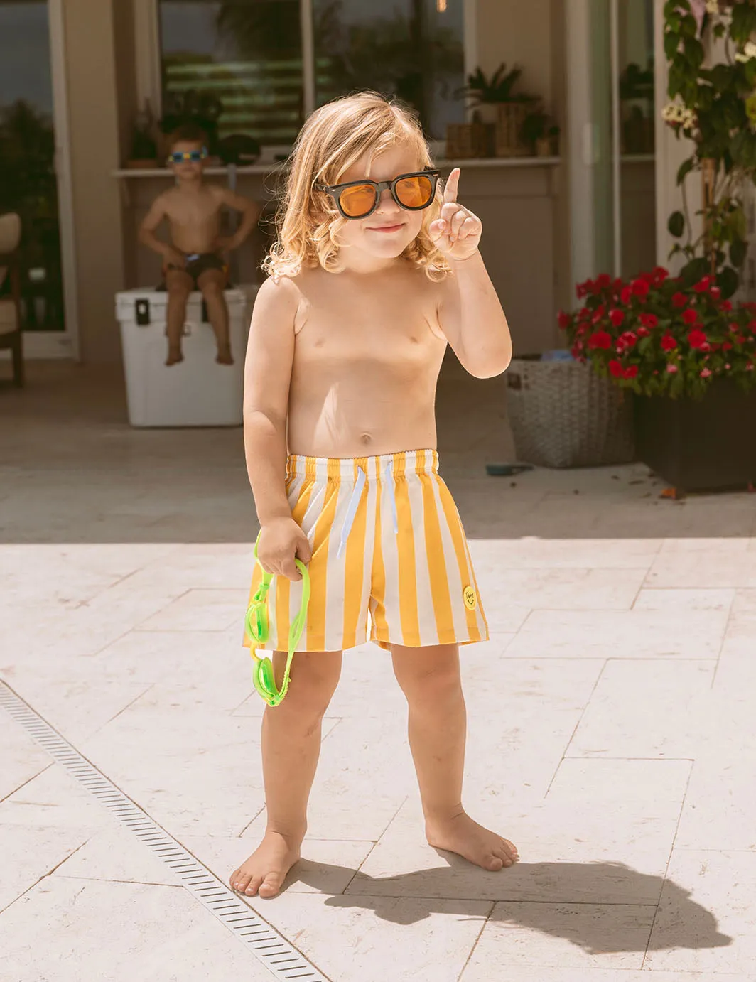 Travel Swim Short Yellow - Boys