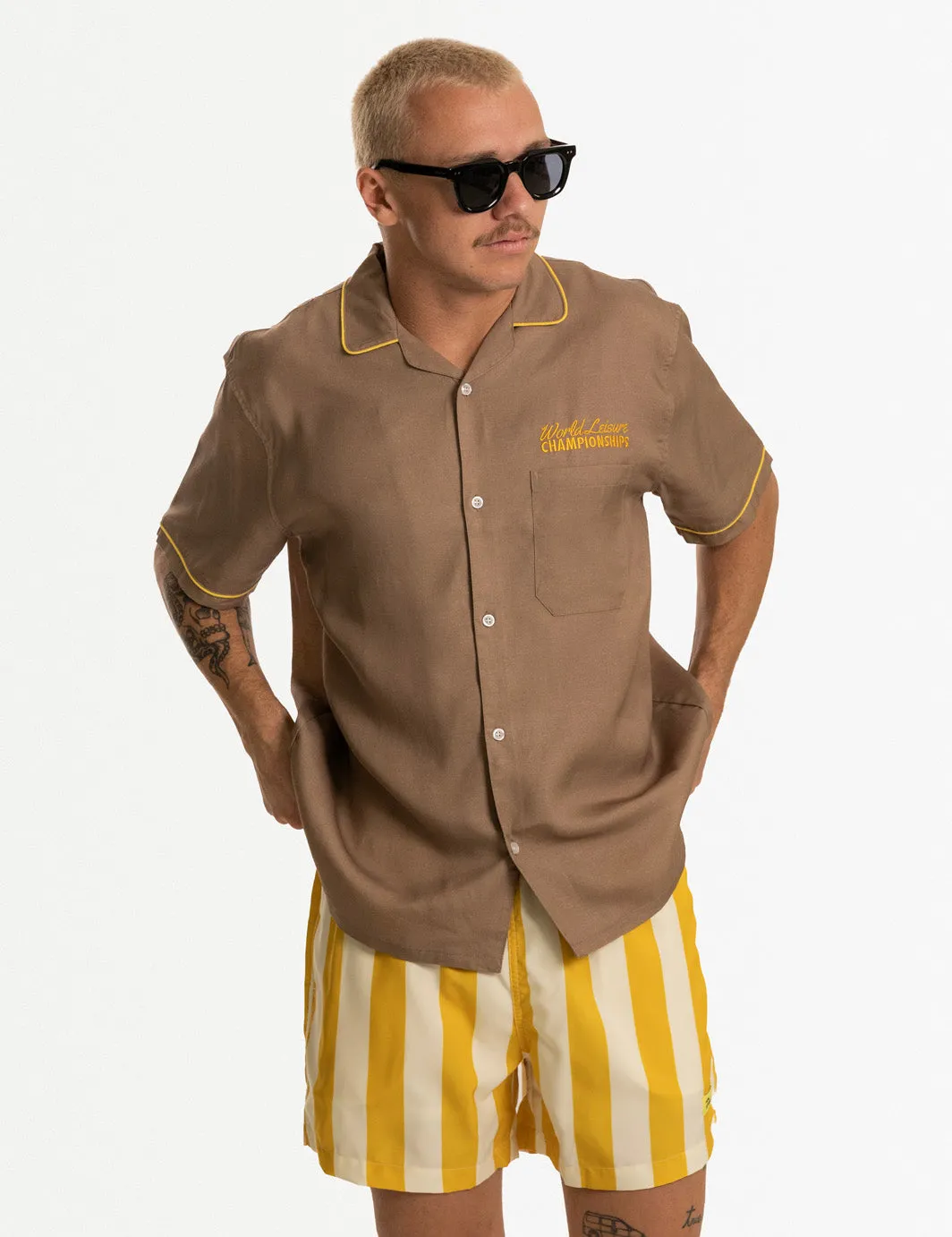 Travel Swim Short Yellow