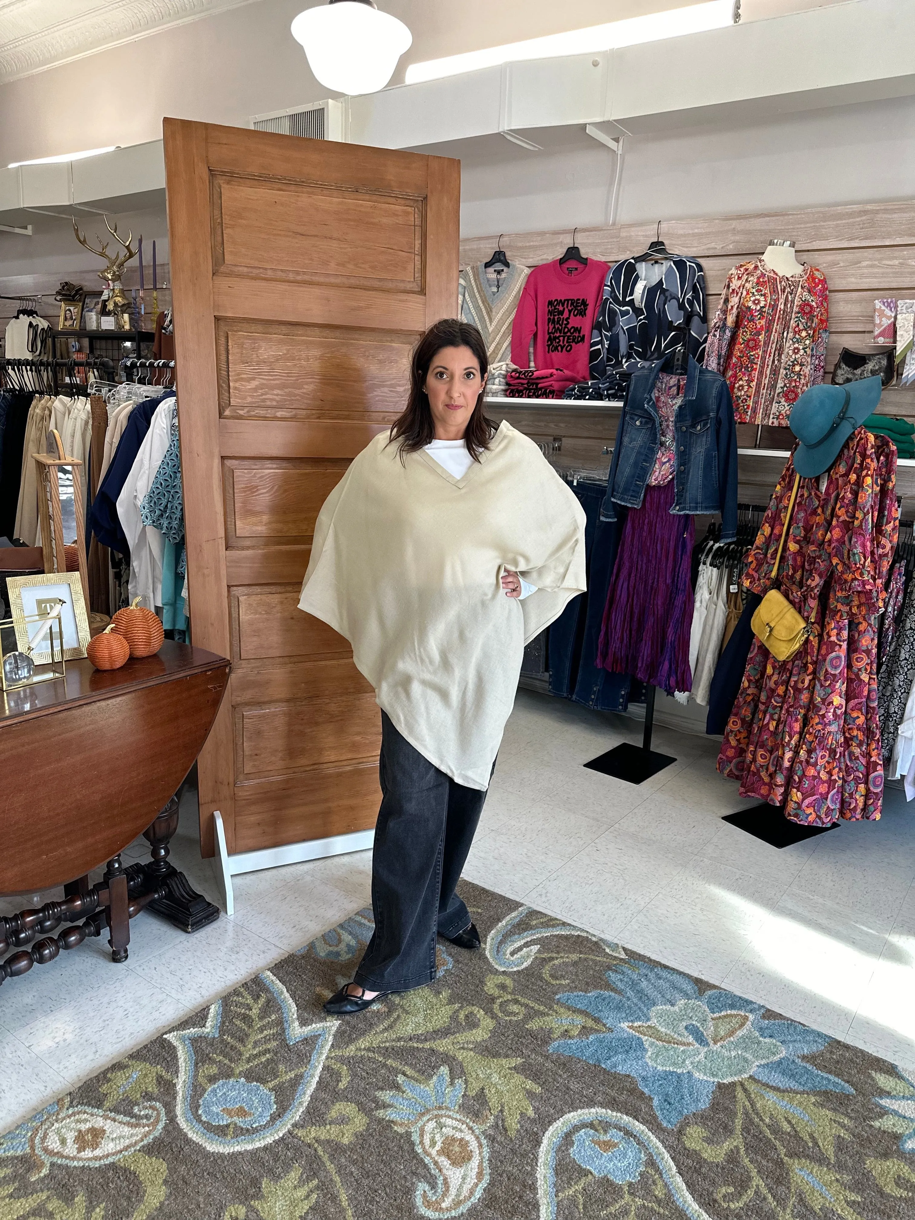 V-Neck Ponchos