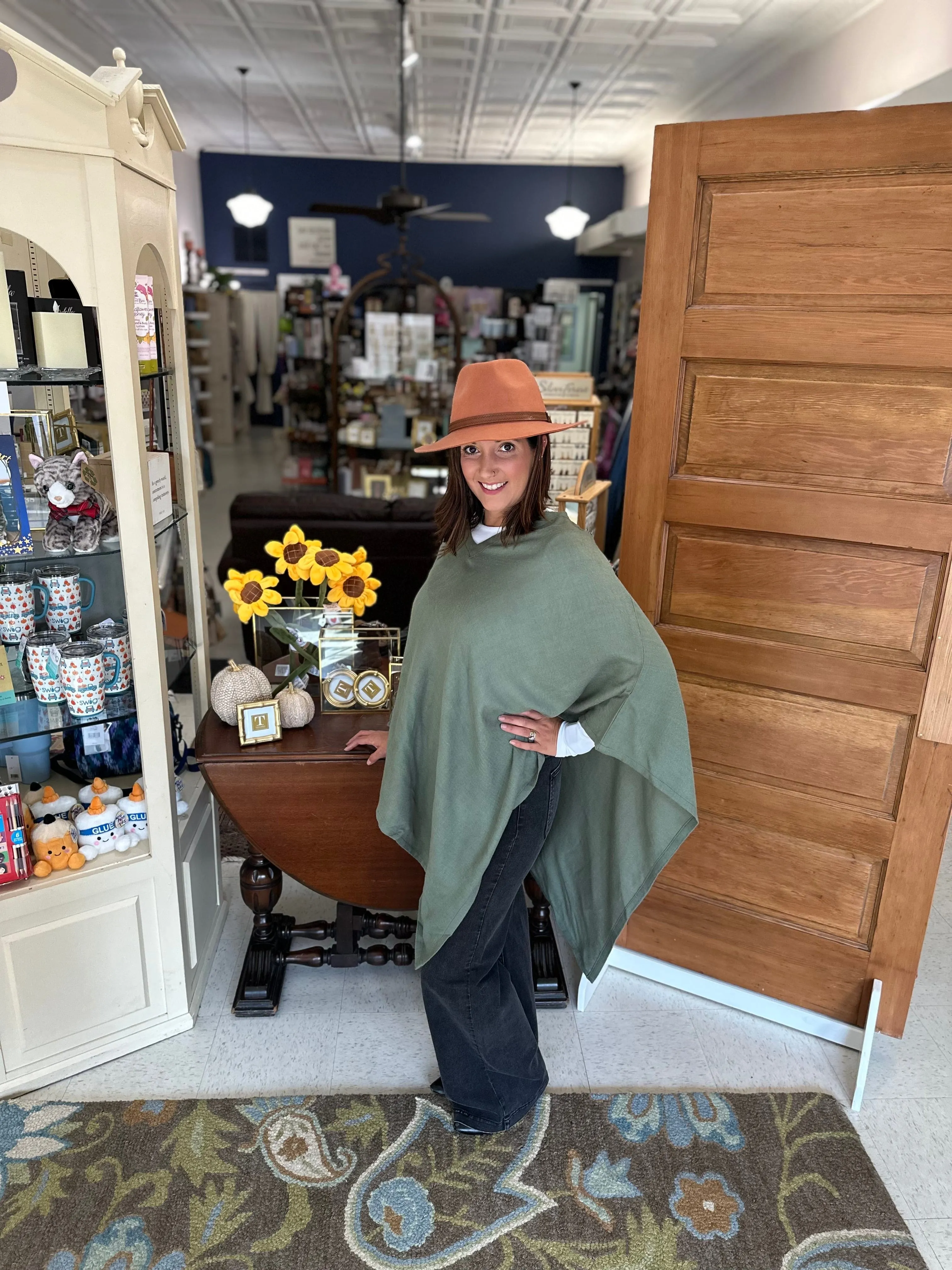 V-Neck Ponchos