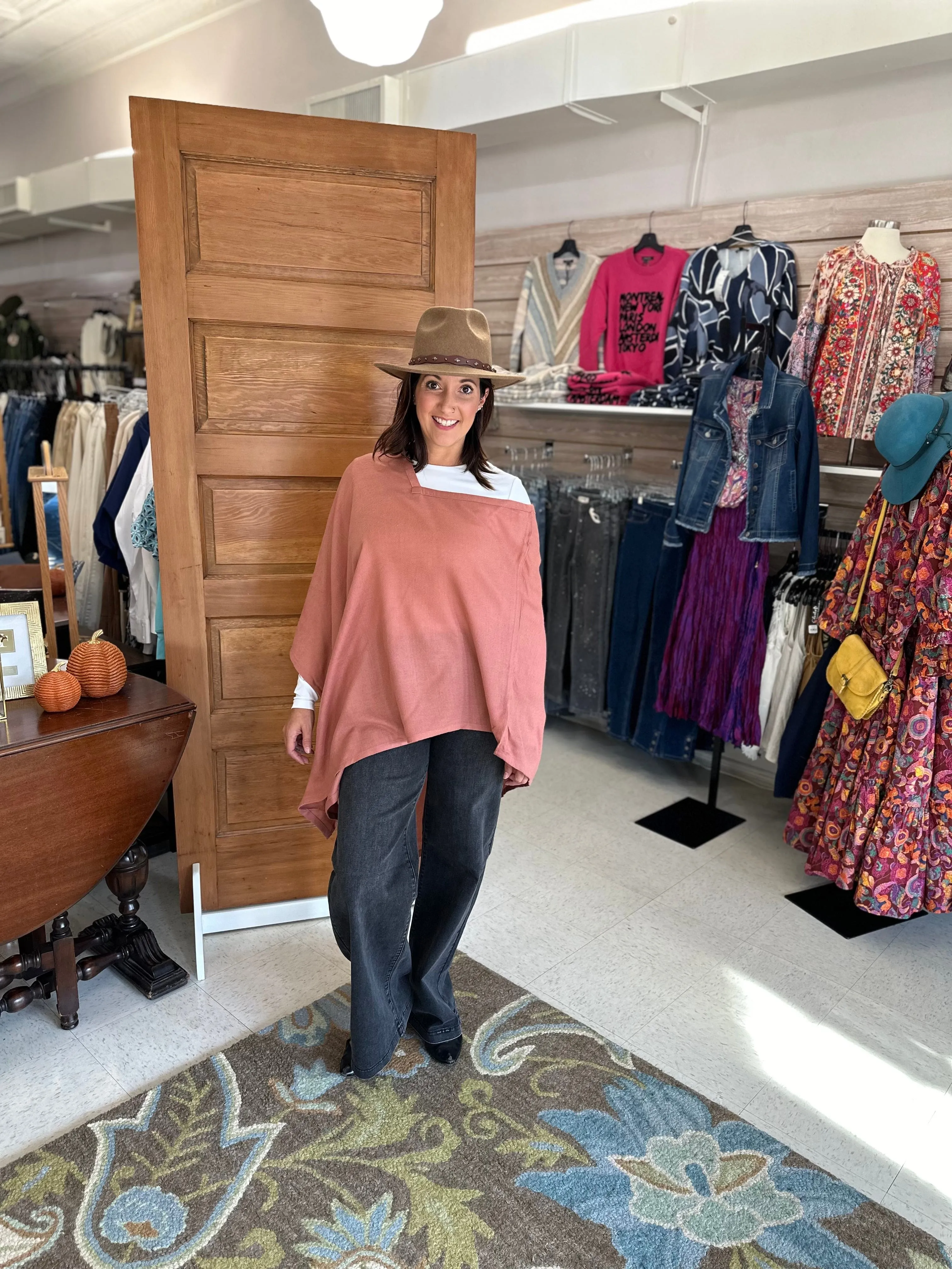 V-Neck Ponchos