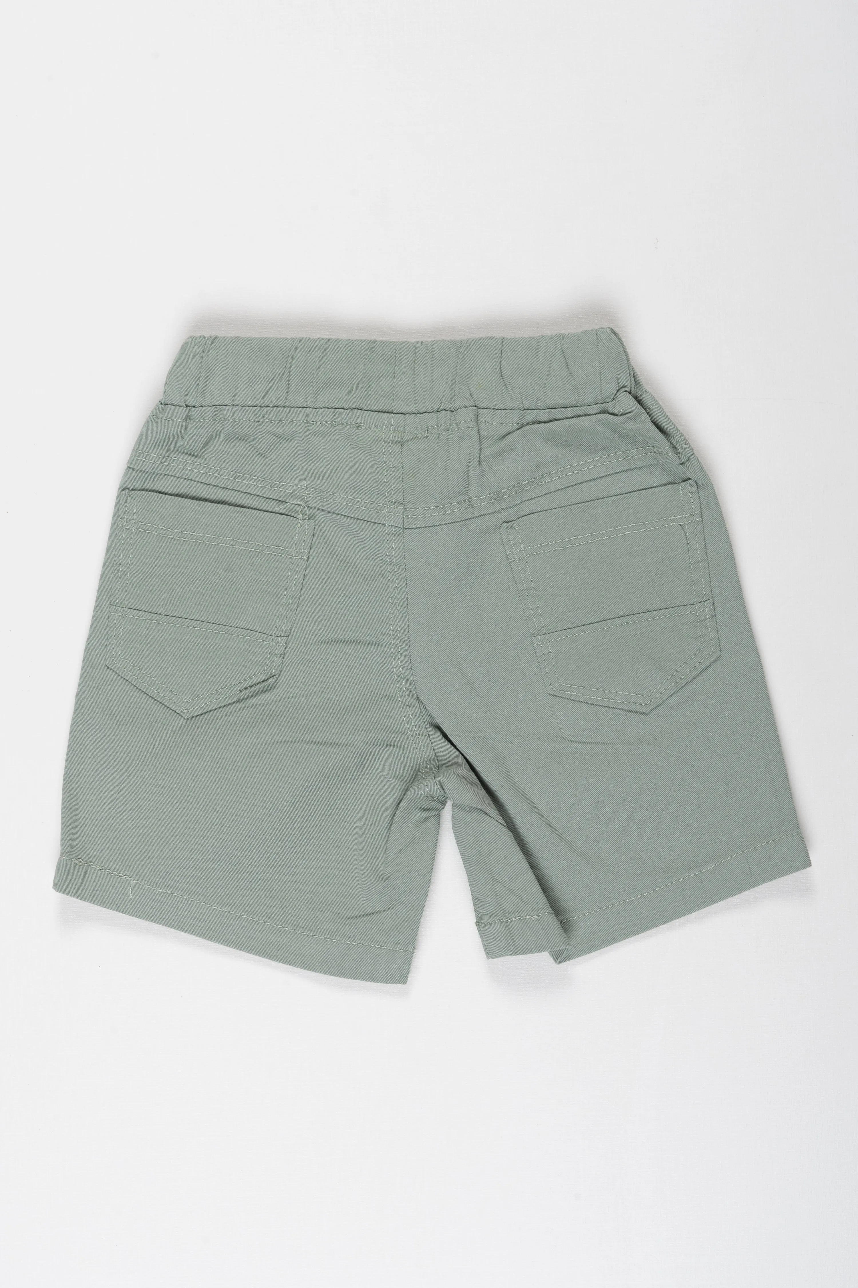 Versatile Slate Grey Boys Cotton Shorts