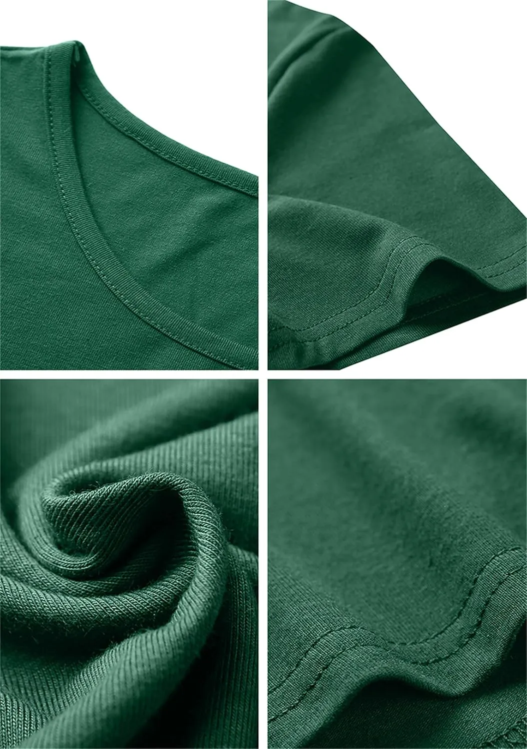Women's Casual Solid Color Sundress Fashionable Two Pockets Midi Dresses Lightweight Cocktail Party T-Shirt Dresses