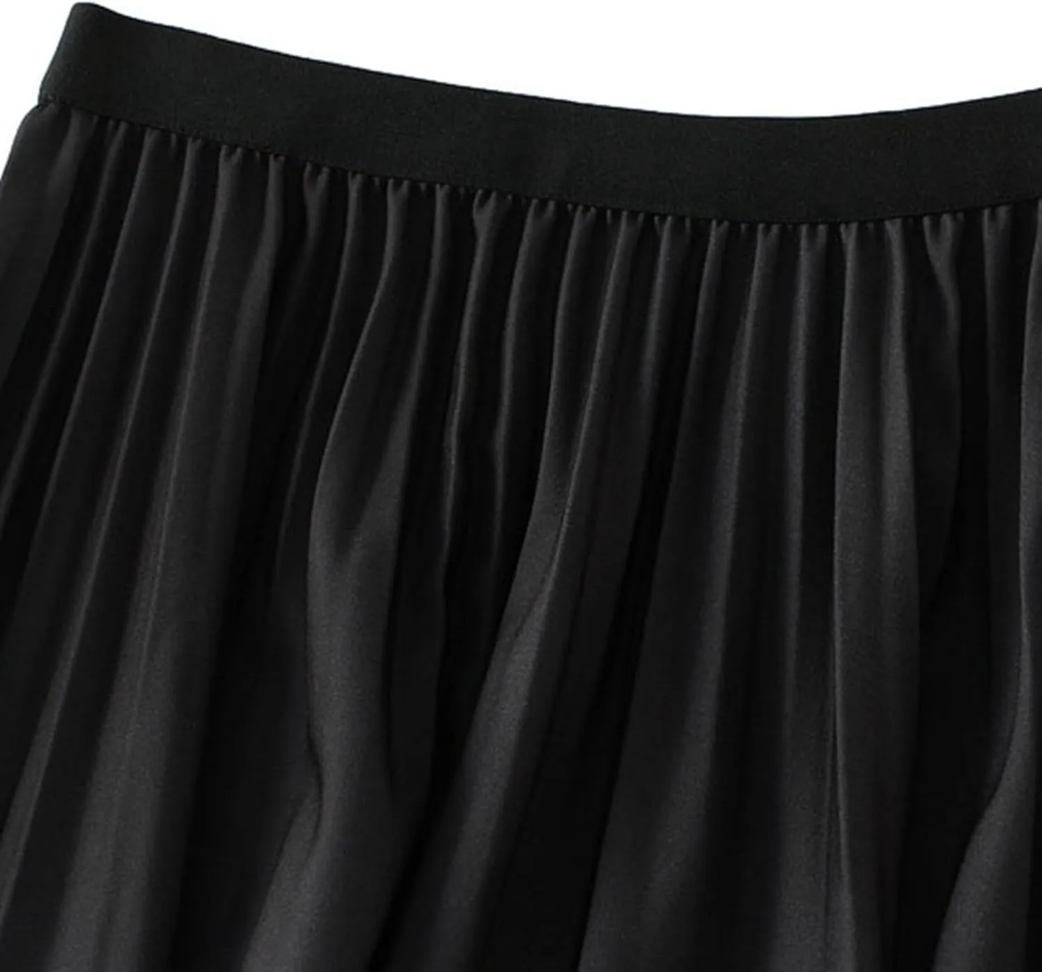 Women's High Waisted Slim Gradient Pleated A Line Skirt Fashion Polka Dot Print Midi Skirt Womens Skirt Medium