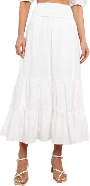 Womens Skirts Pleated A-Line Swing Skirt Vintage Irregular Midi Skirts Ruffle Layered High Waist Hip Long Skirt