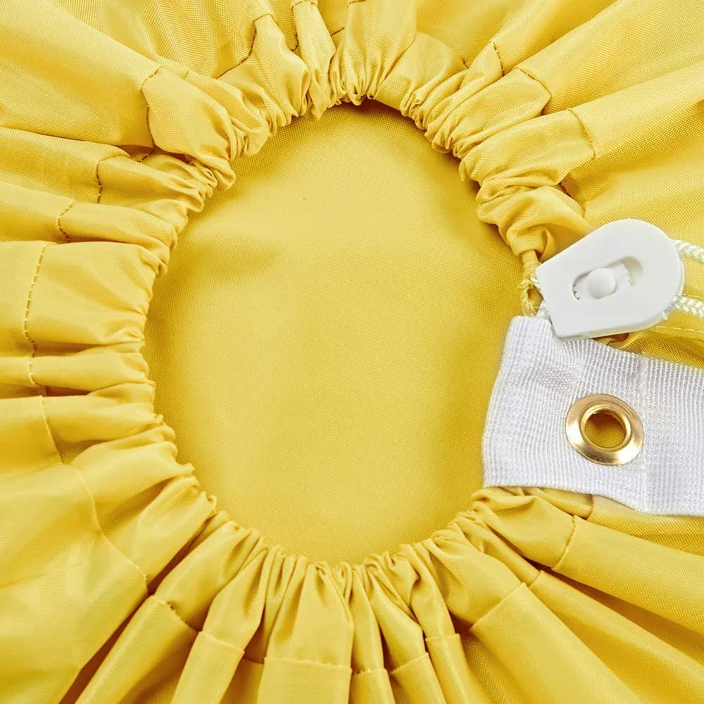Yellow Strap Laundry Bag